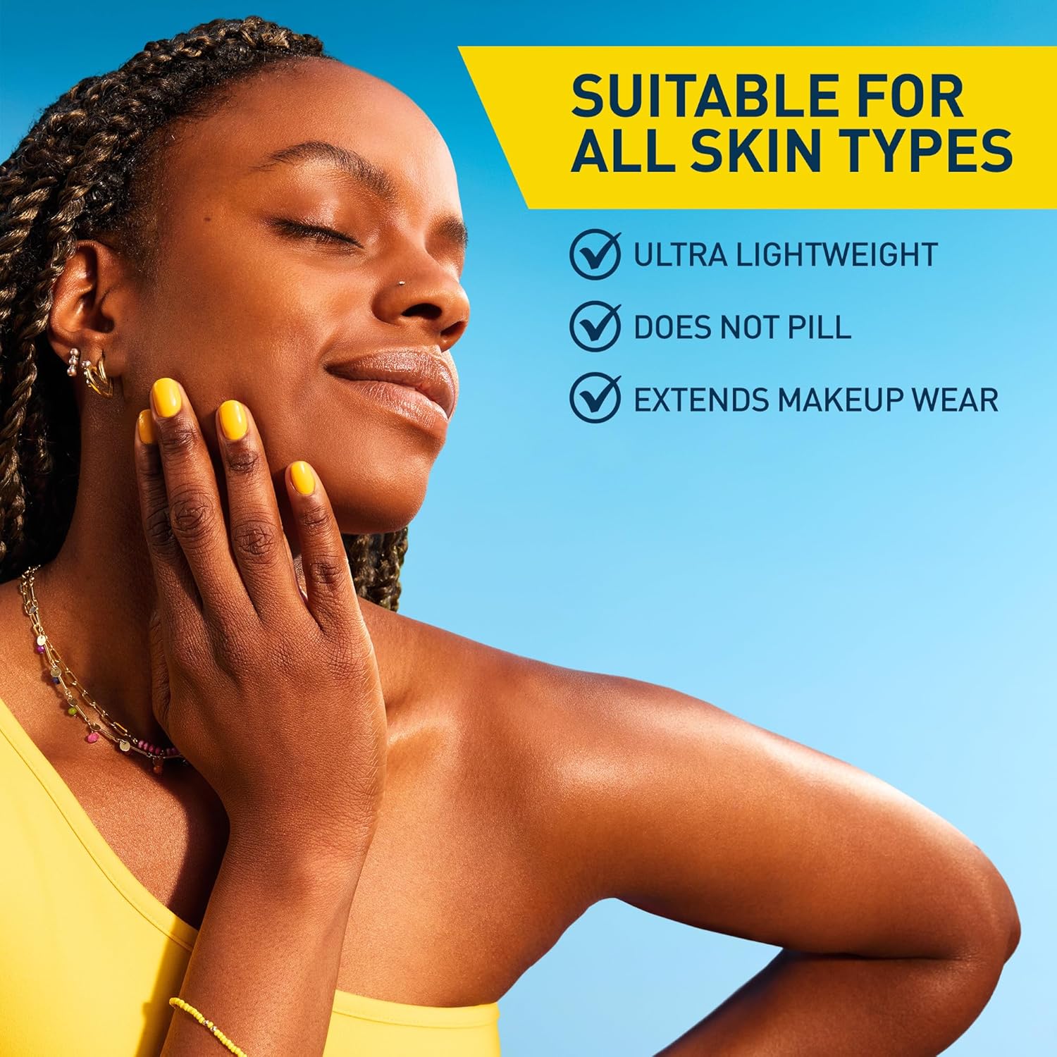 Detalle de CeraVe Invisible Mineral Face Sunscreen SPF 50 (Zinc Oxide & Titanium Dioxide) Travel Size, for Sensitive Skin