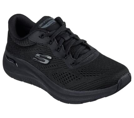 Thumbnail 5 de Skechers Mujer Arch Fit 2.0 Big League Trainers - Black Mesh/Gunmetal, 37.5 EU