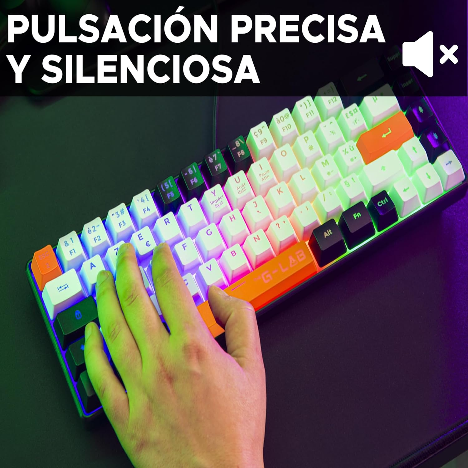 Thumbnail 4 de The G-Lab Keyz Hydrogen teclado gaming 60%