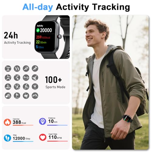 Detalle de Reloj Inteligente Jugeman para Hombre y Mujer con Alexa, 1.91" y IP68: análisis práctico