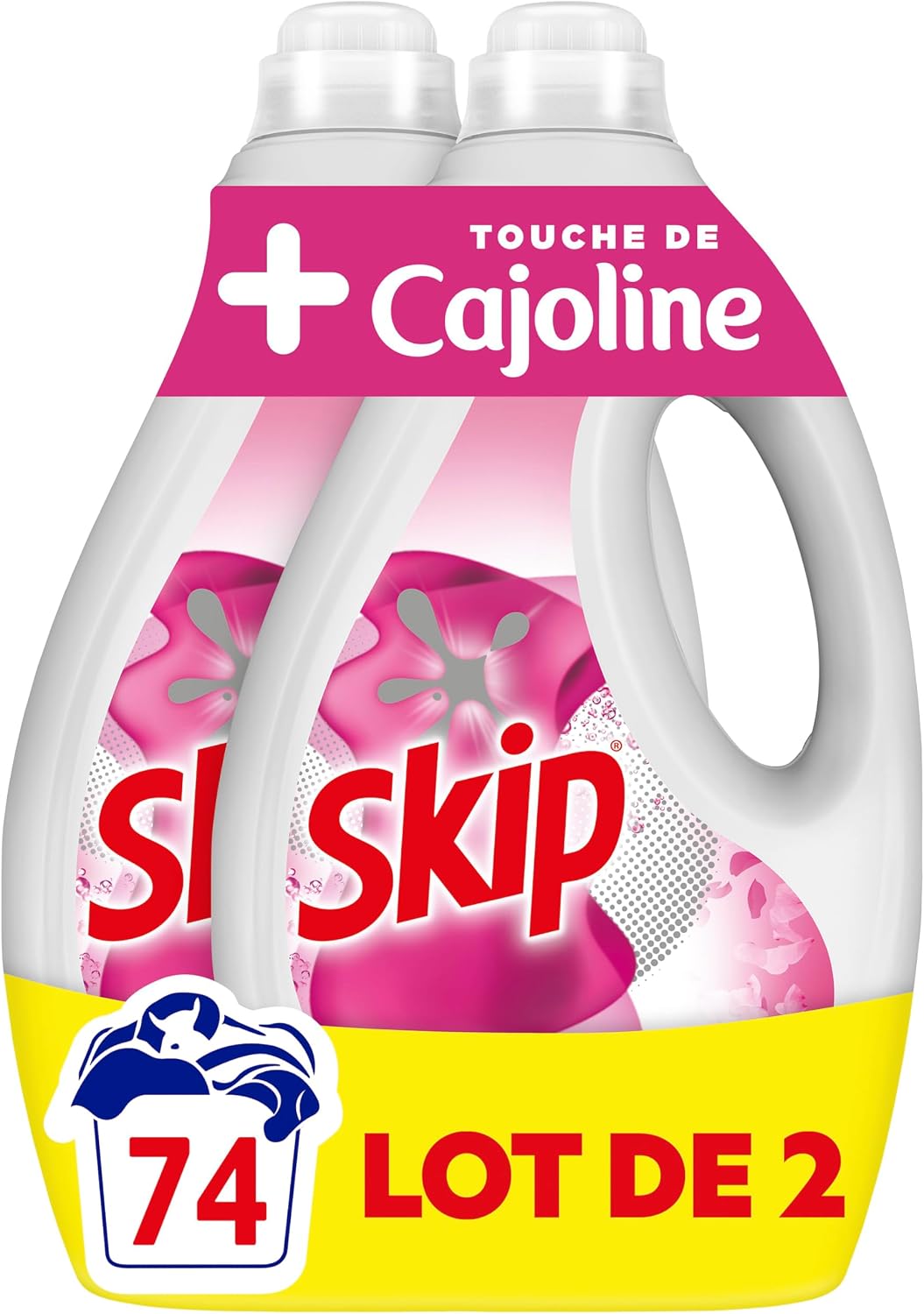 Imagen de Skip Lessive Liquide Touche de Cajoline – 74 lavages, parfum durable et efficacité sur les taches en OfertitasTOP