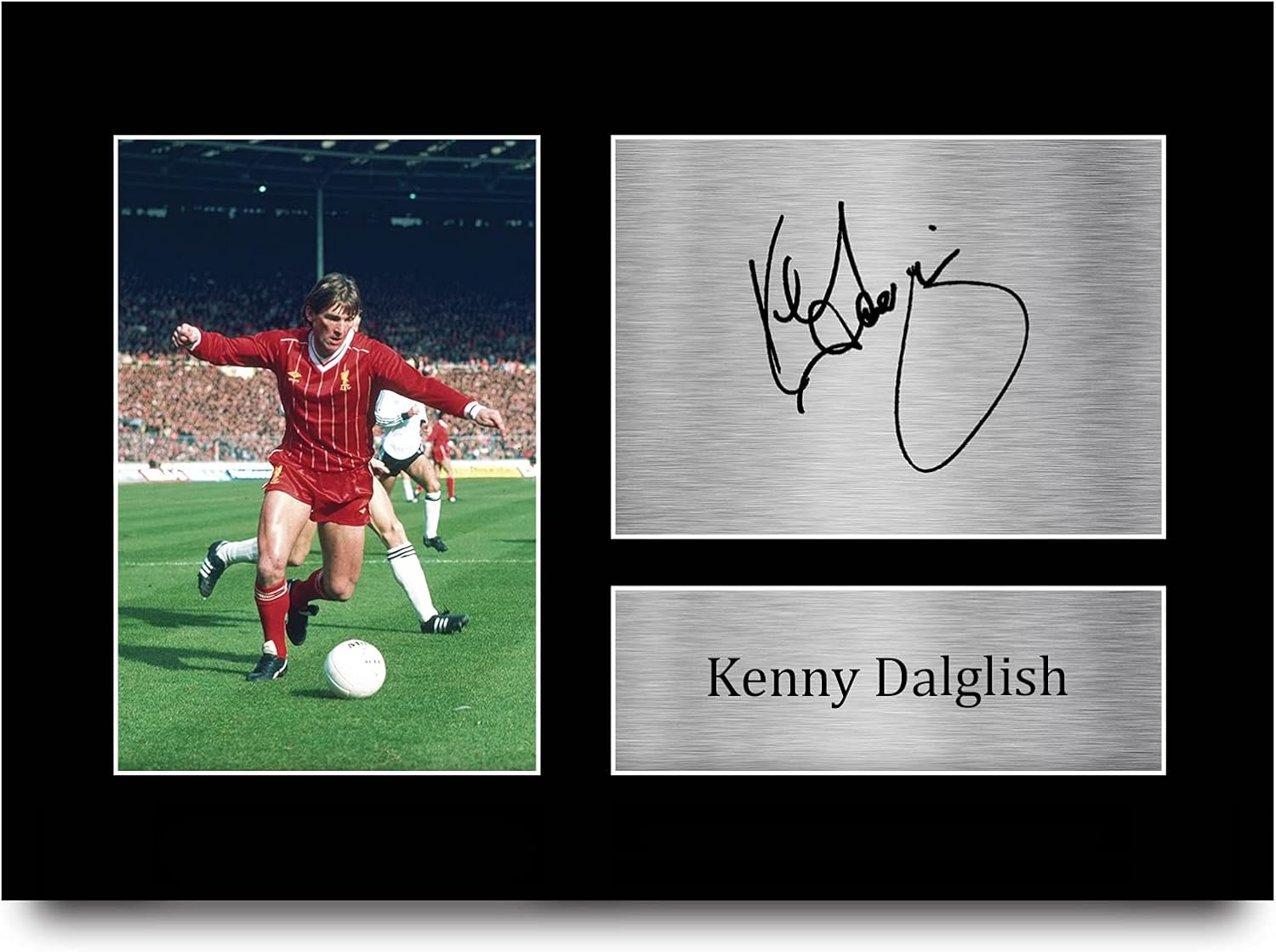 Thumbnail 5 de Kenny Dalglish Liverpool A4 portrait framed signed autograph style picture by HWC Trading