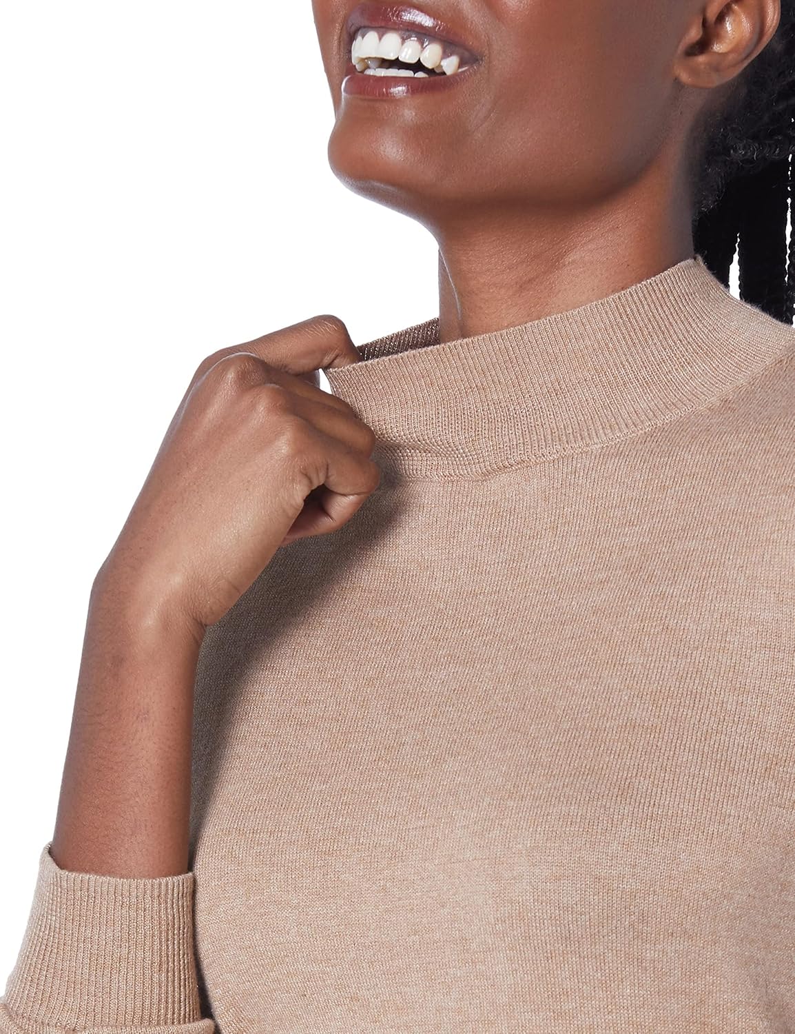 Thumbnail 2 de Amazon Essentials Damen Pullover mit Stehkragen in Übergröße – Leichte Baumwollmischung