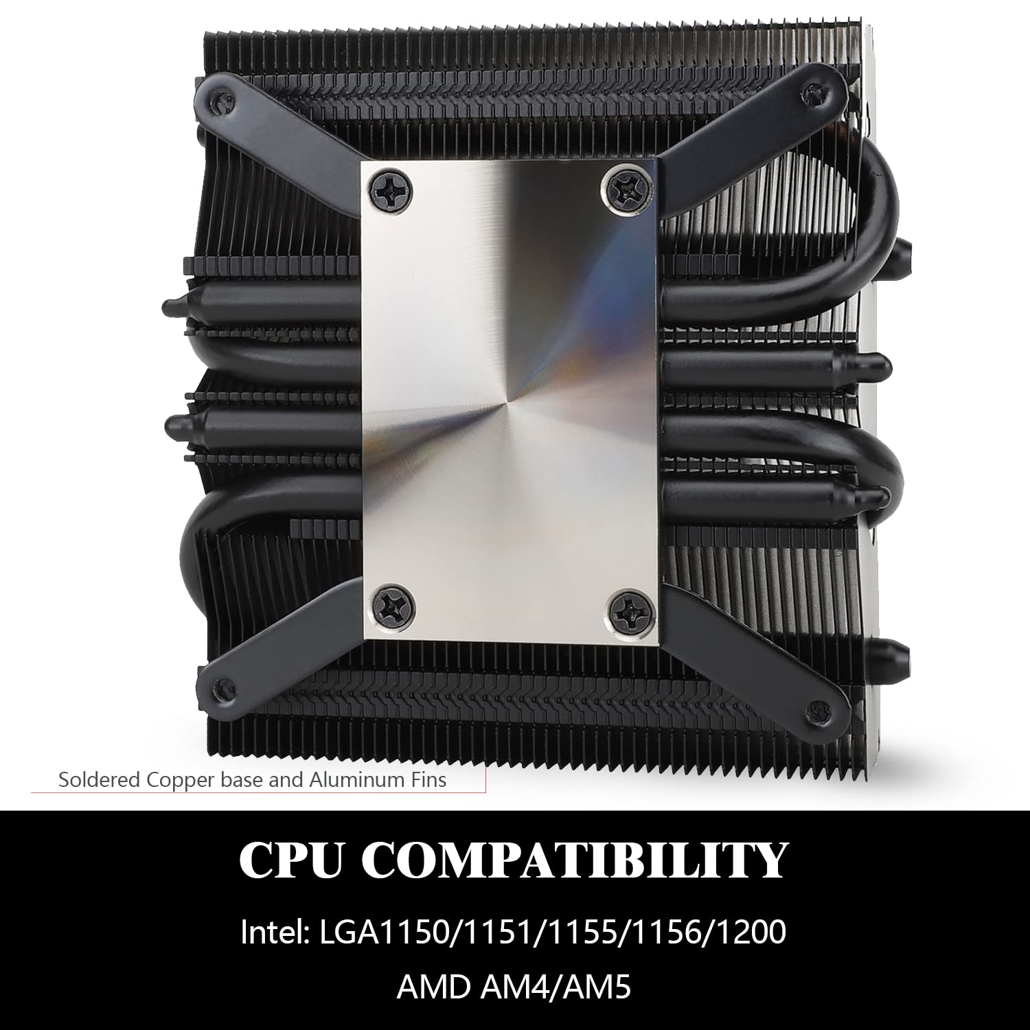 Thumbnail 4 de Thermalright AXP90 X53 Black: Low-Profile ITX CPU Cooler for AM4/AM5 and Intel LGA