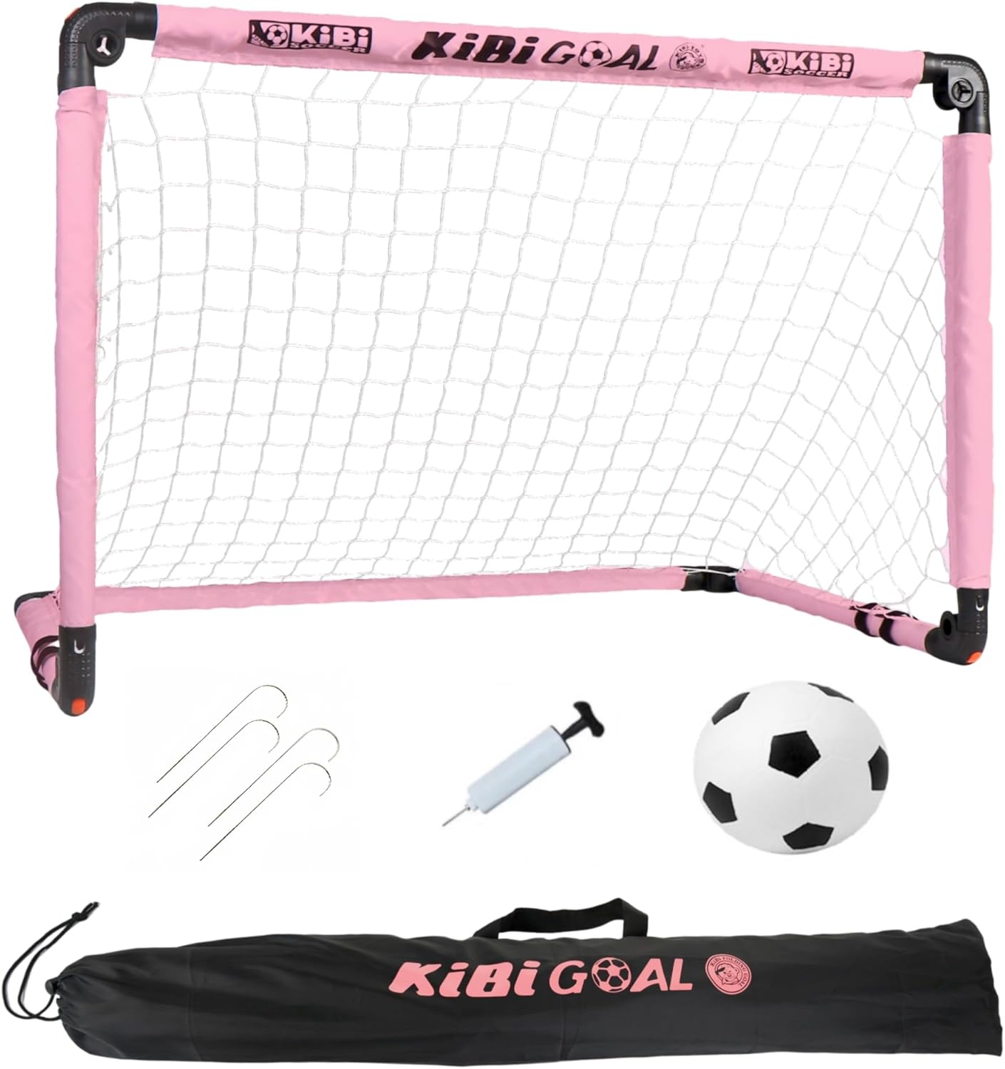 KiBiGOAL mini football goal, foldable 35.43in