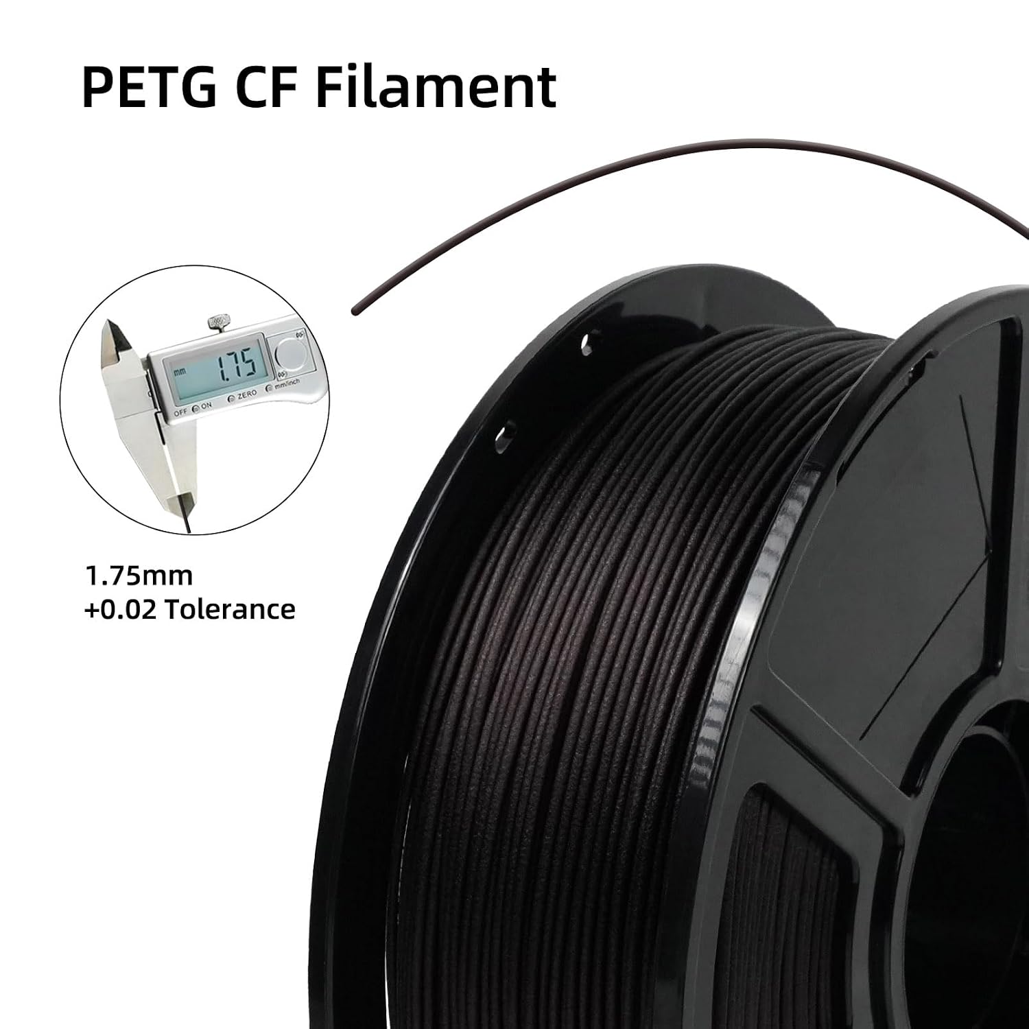 Detalle de FLASHFORGE PETG CF 1.75mm 1kg filament