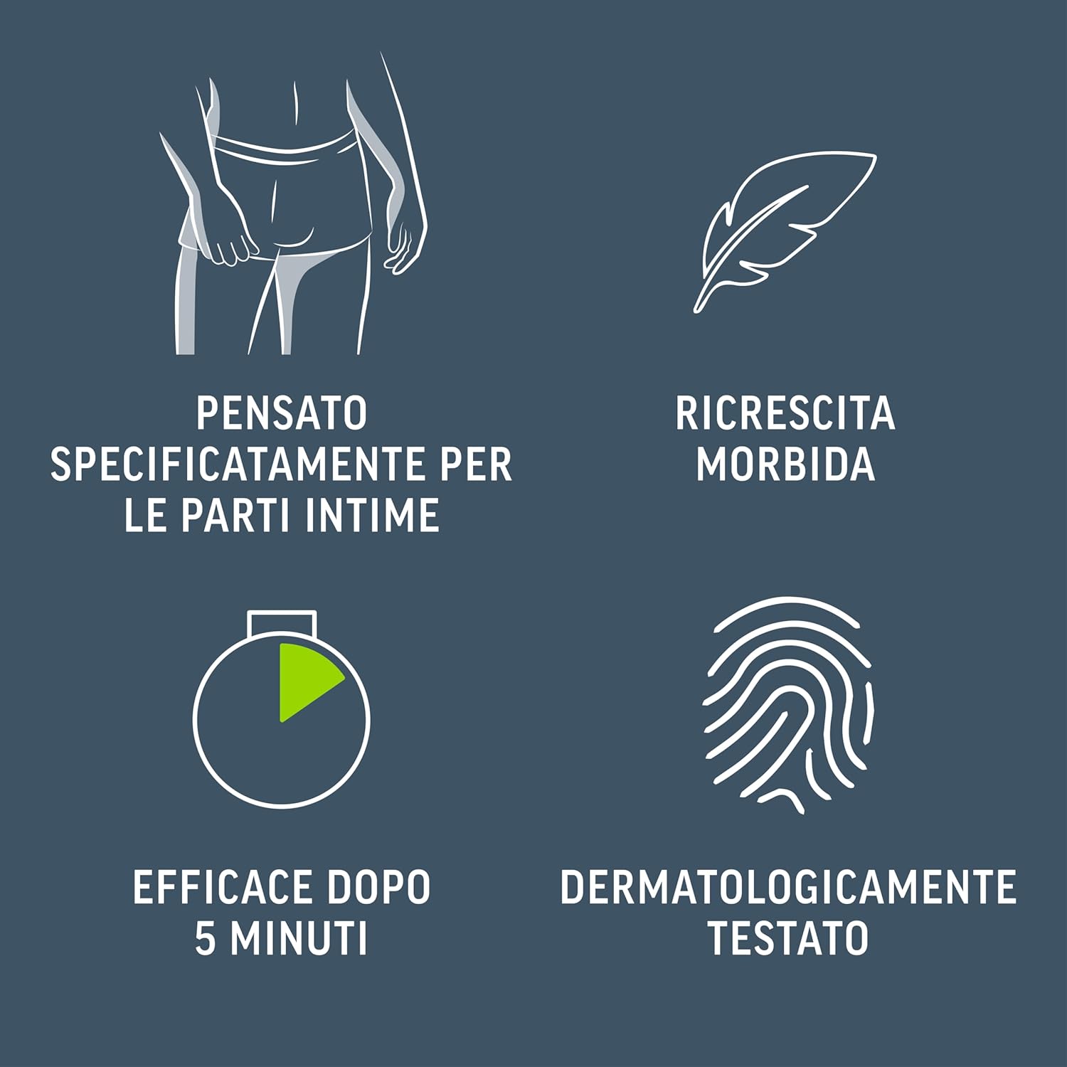 Detalle 2 de Veet Men Kit Depilazione Intima per Pelle Sensibile — 2 kit con crema depilatoria e balsamo post depilazione