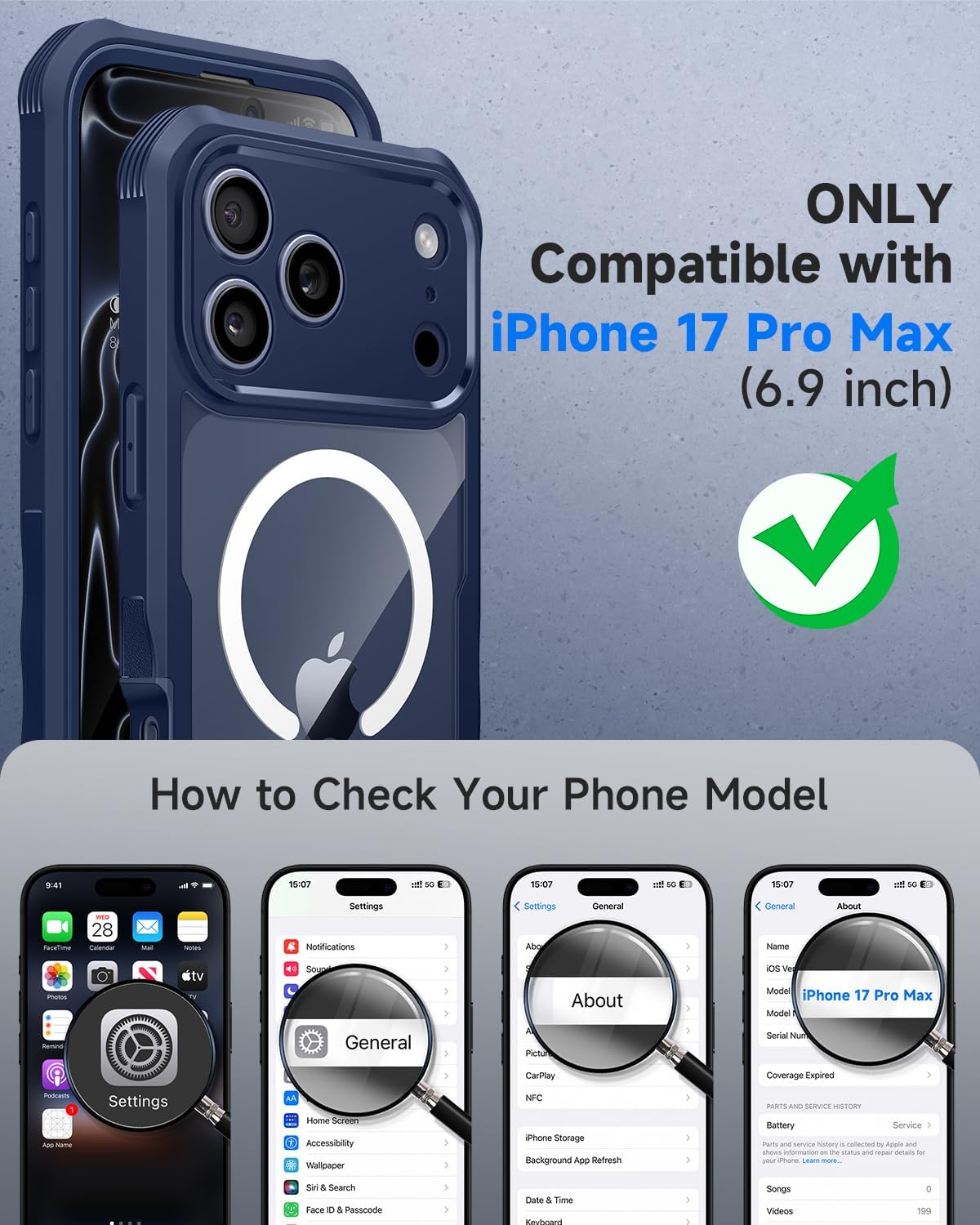 Thumbnail 6 de seacosmo iPhone 17 Pro Max case with MagSafe