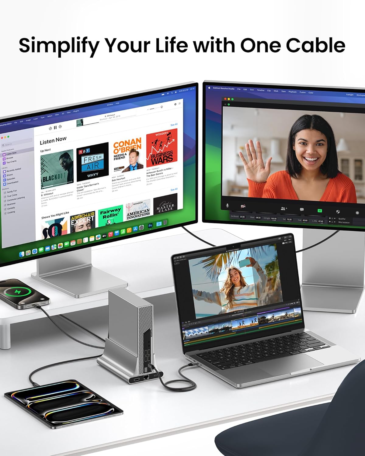 Thumbnail 5 de Silkland USB4 Cable 5m 20Gbps for Thunderbolt