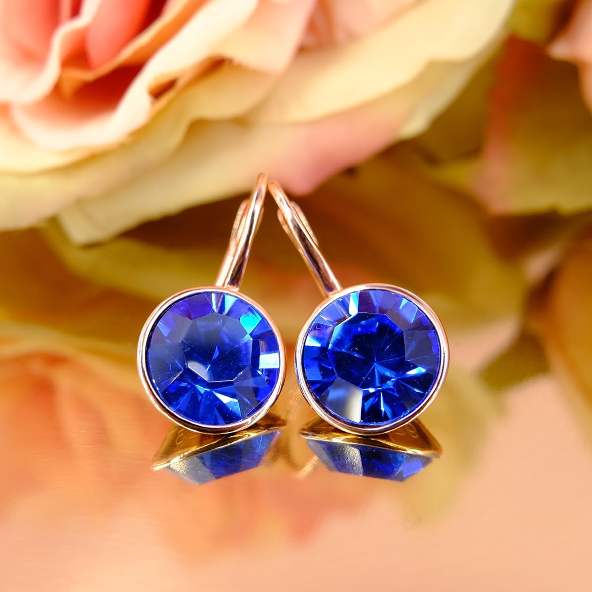 Detalle 2 de NOBEL Ohrringe Rosegold 925 Sterling Silber