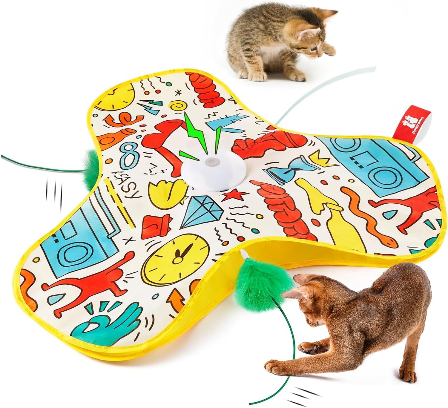 Thumbnail 6 de Potaroma Interaktives Katzenspielzeug 2 Stunden 🐱