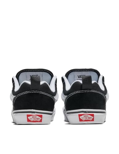 Thumbnail 2 de Vans Knu Skool Noir/Blanc véritable – Baskets basses rétro rééditées avec daim robuste
