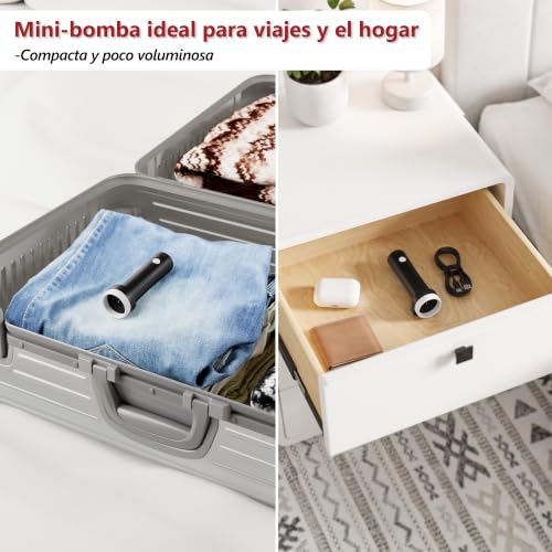Thumbnail 8 de SUOCO Bolsas de vacío para ropa viaje con bomba eléctrica inalámbrica (18 uds)