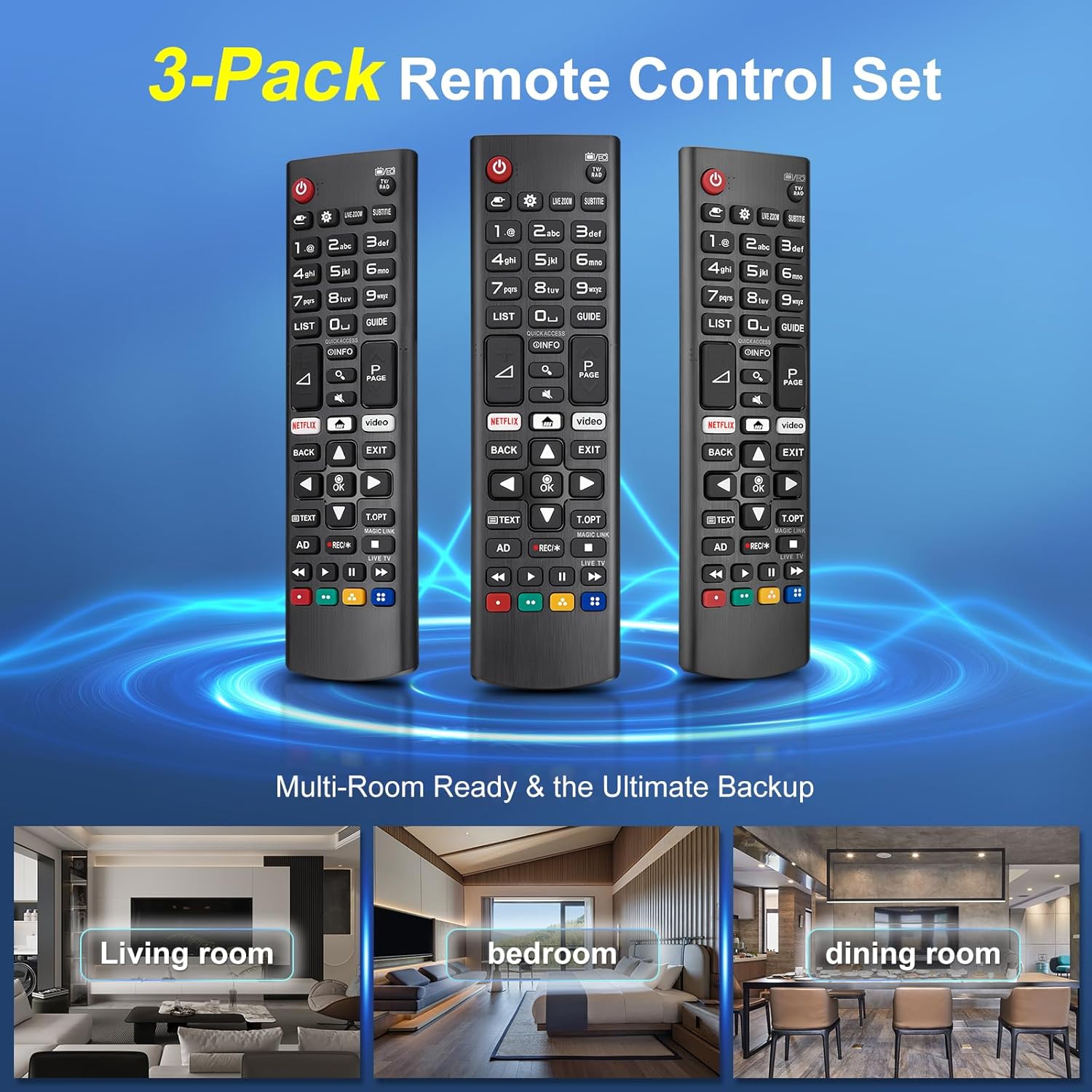 Thumbnail 3 de OMAIC LG TV remote replacement 3 pack