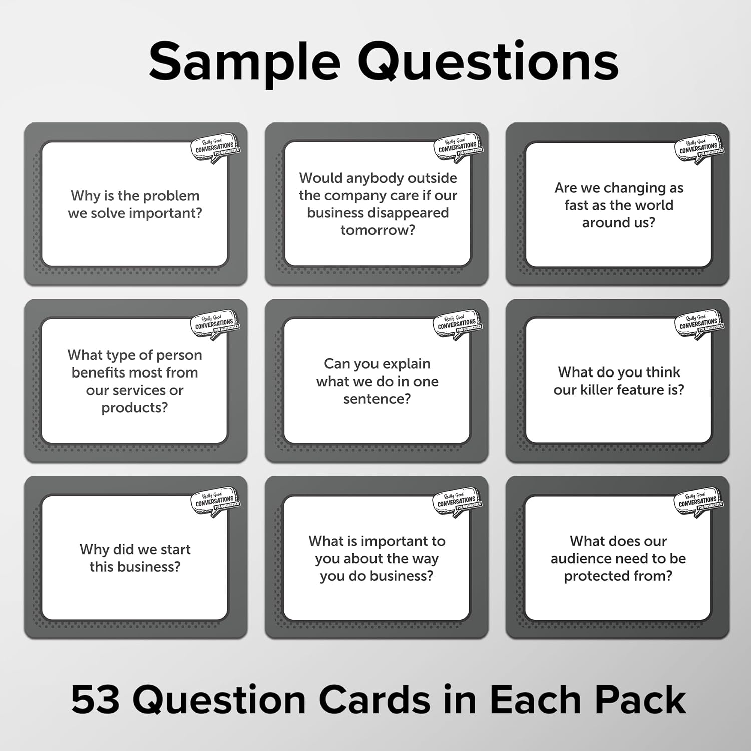 Thumbnail 1 de Really Good Conversations for Businesses — UK Made Strategic Conversation Deck