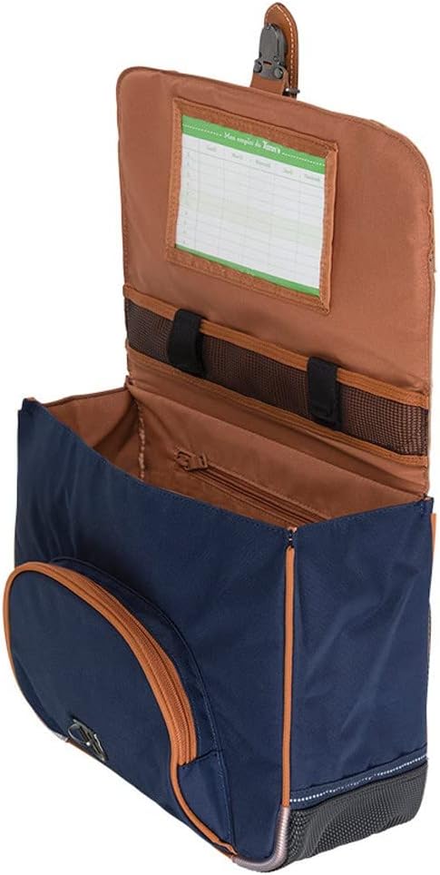 Thumbnail 2 de Cartable 35 cm Tann's Les Signatures Camille Bleu Marine — durable, écoresponsable et léger