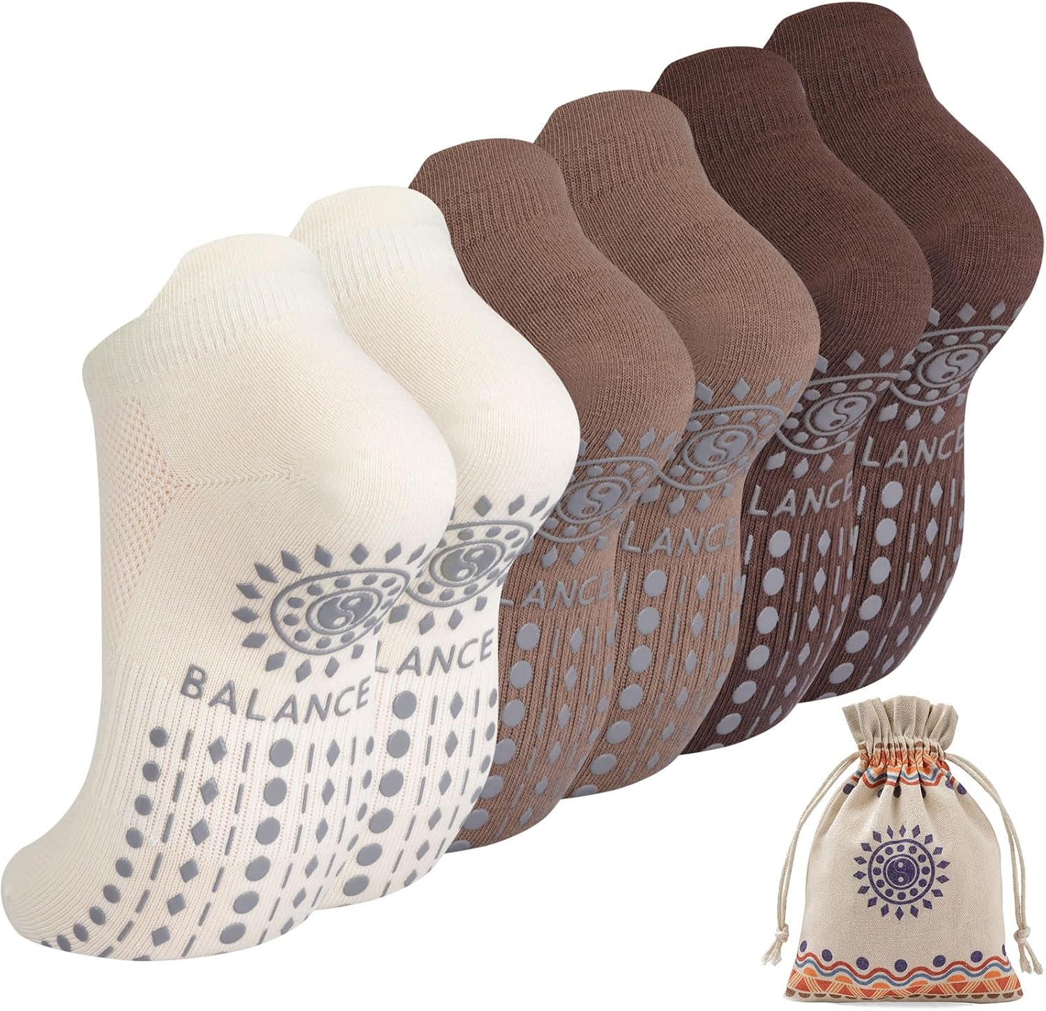 Detalle de ILovDaisy Pilates Yoga Socken Damen 39-42