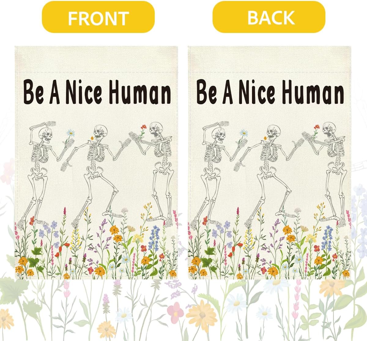 Detalle de Funny Garden Flag, 12 x 18 Inches