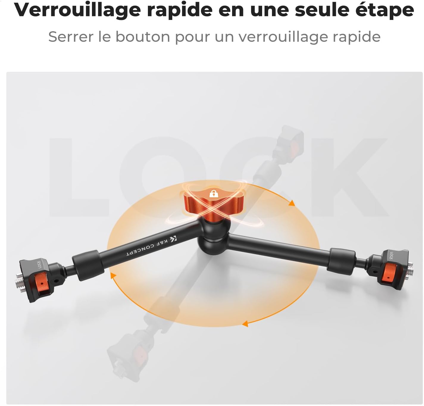 Thumbnail 5 de K&F CONCEPT Bras Magique 28 cm 2 kg