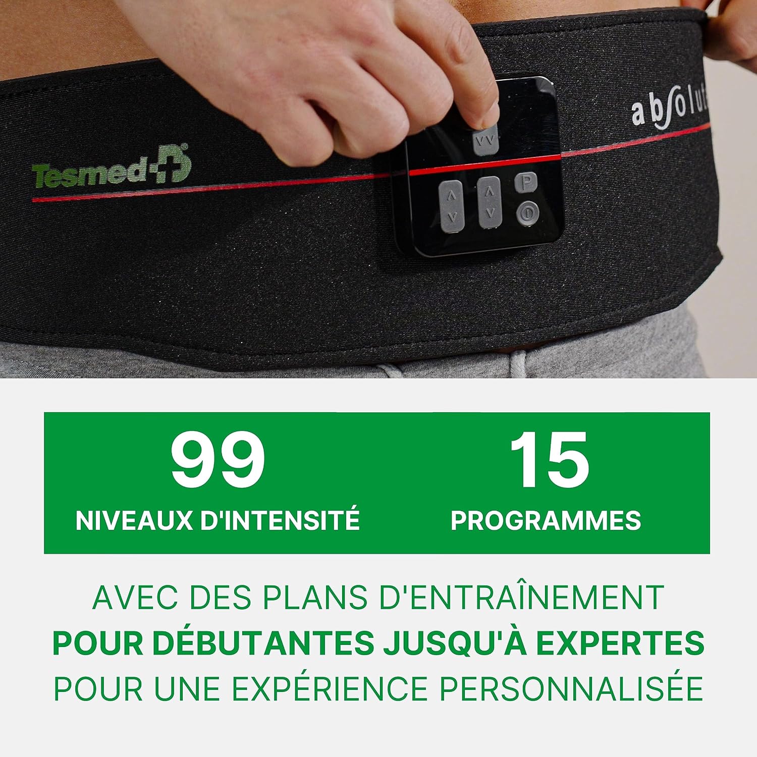 Detalle 2 de TESMED Absolute Ceinture abdominale 120 cm đź’Ş