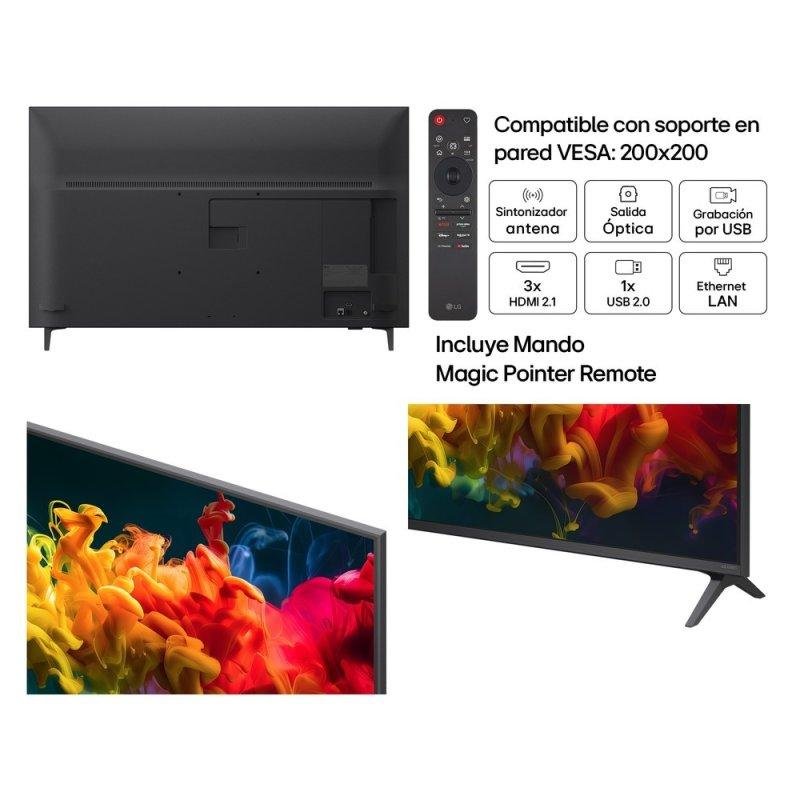 Detalle 2 de LG QNED81B6C 43QNED81B6C, TV 43" 4K UltraHD con WebOS y HDR10