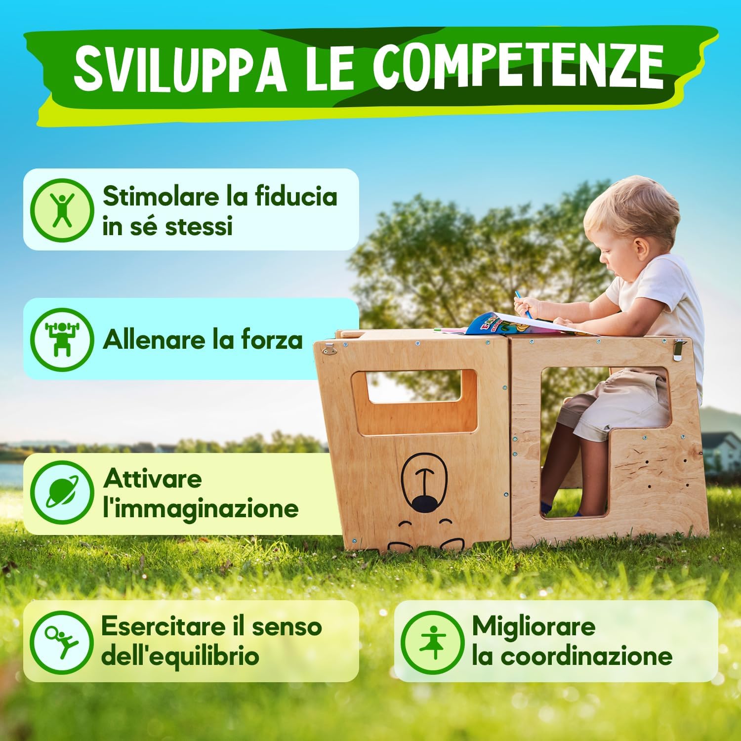 Thumbnail 4 de KAUZA Torre Montessoriana 3-in-1 40 kg