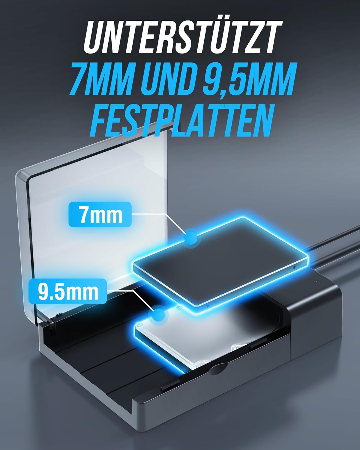 Thumbnail 5 de SABRENT EC-DFLT Dockingstation für 2,5"/3,5" HDD/SSD