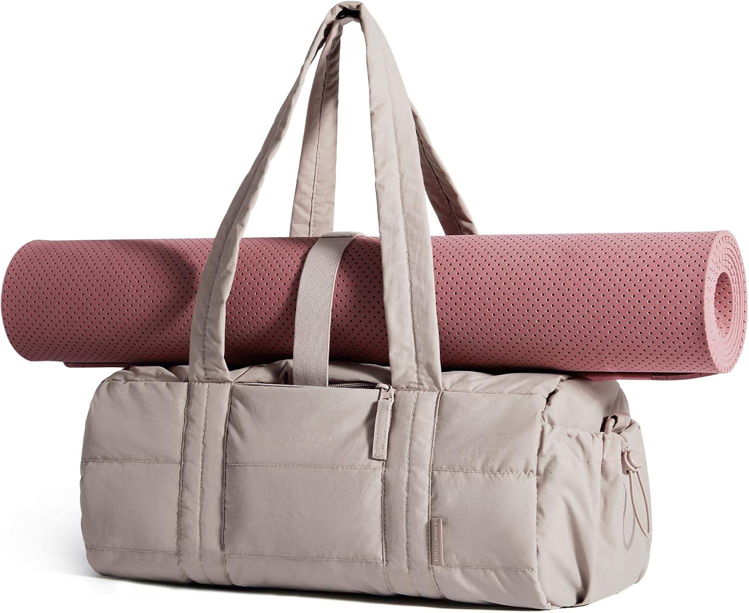 Thumbnail 6 de bagsmart Reiki Sporttasche für Damen (Rolltop) – Yogamatten-Reisetasche mit Nass- und Trockenfach, 18 l, Rosa