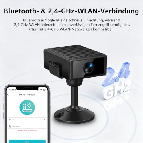 Thumbnail 7 de Liretope Mini Kamera 4K WLAN mit 160°-Weitwinkel und Nachtsicht