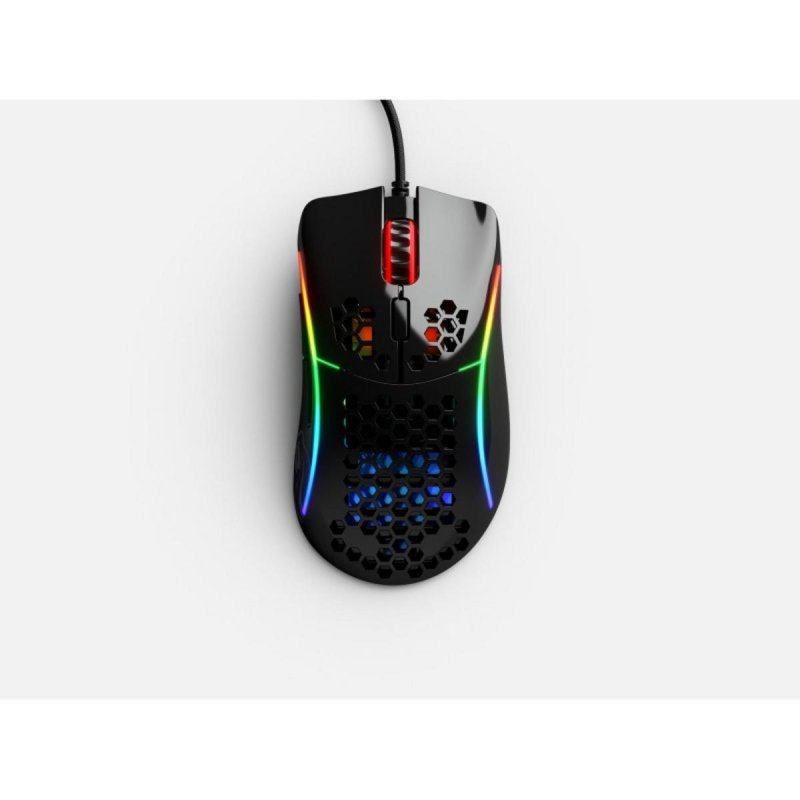 Detalle de Glorious Model D- Gaming Mouse: precisión ultraligera, 12000 DPI y 6 botones RGB