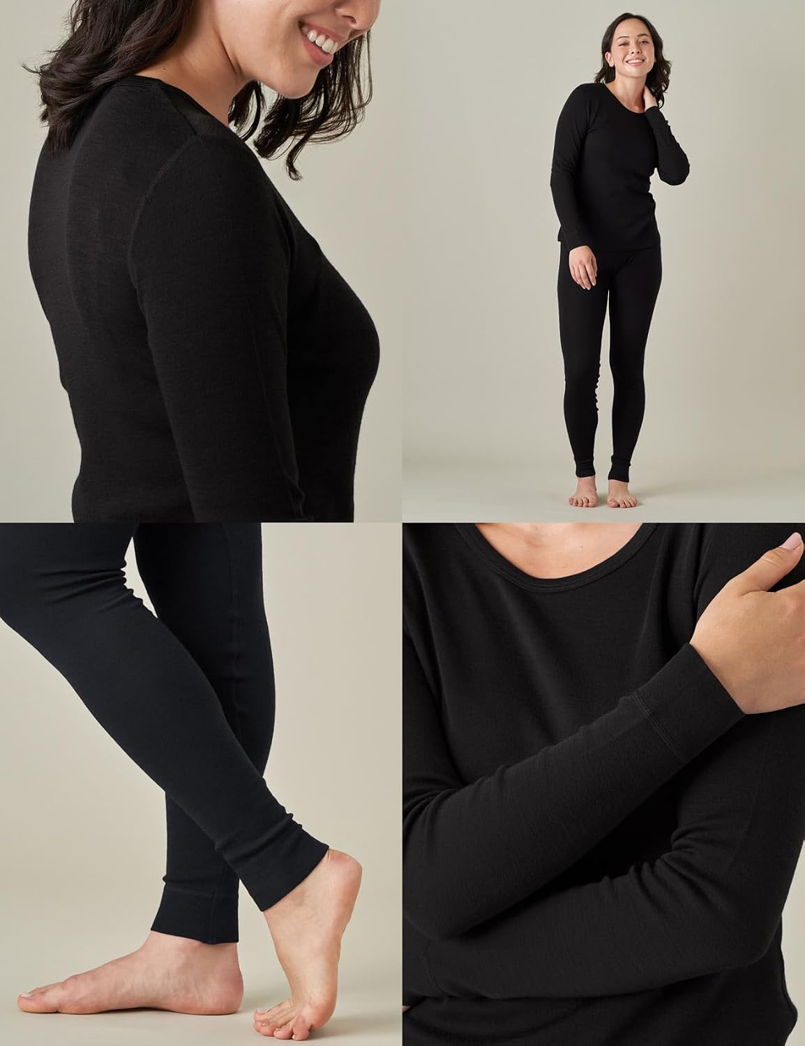Detalle 2 de LAPASA Merino Wolle Unterwäsche Set Damen L91
