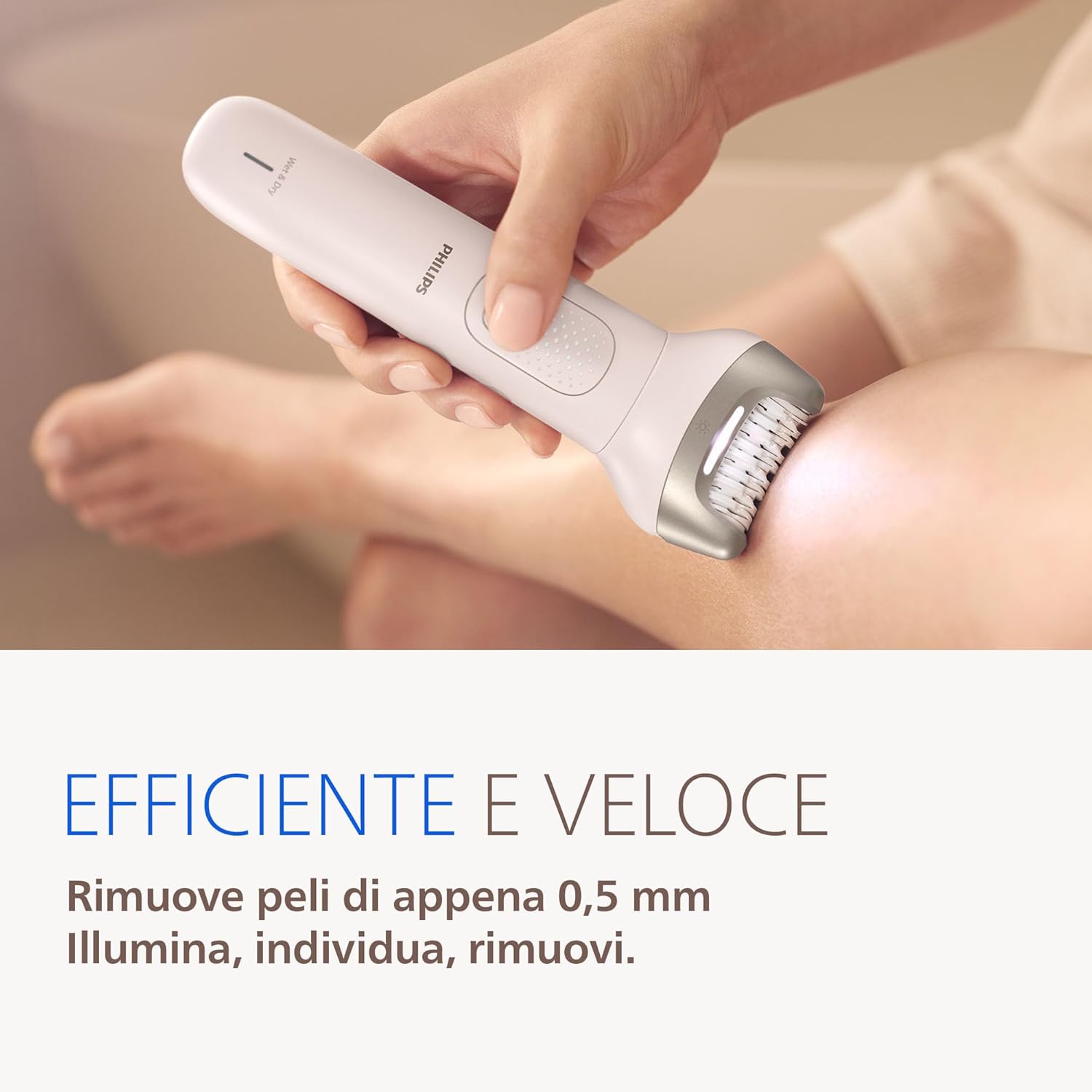 Thumbnail 6 de Philips Beauty Set BRE749/00: kit senza fili tutto in uno per corpo, viso, bikini e piedi