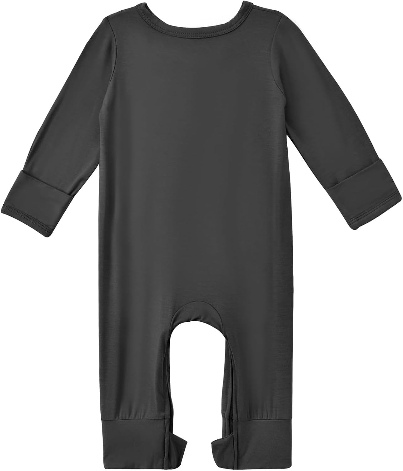 Thumbnail 1 de Exemaba baby bamboo viscose sleepsuit with 2-way zipper and mitten cuffs (footless) – toddler footless pyjamas