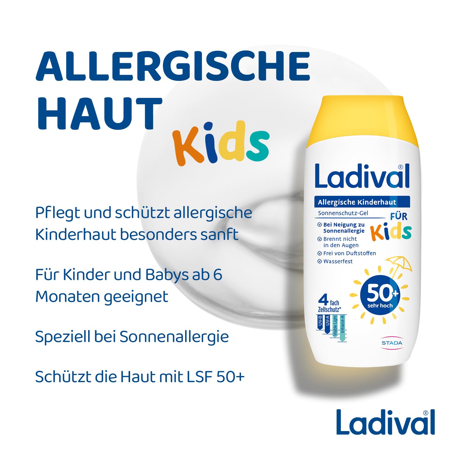 Thumbnail 4 de Ladival Kinder Sonnenschutz Gel 200ml LSF 50+