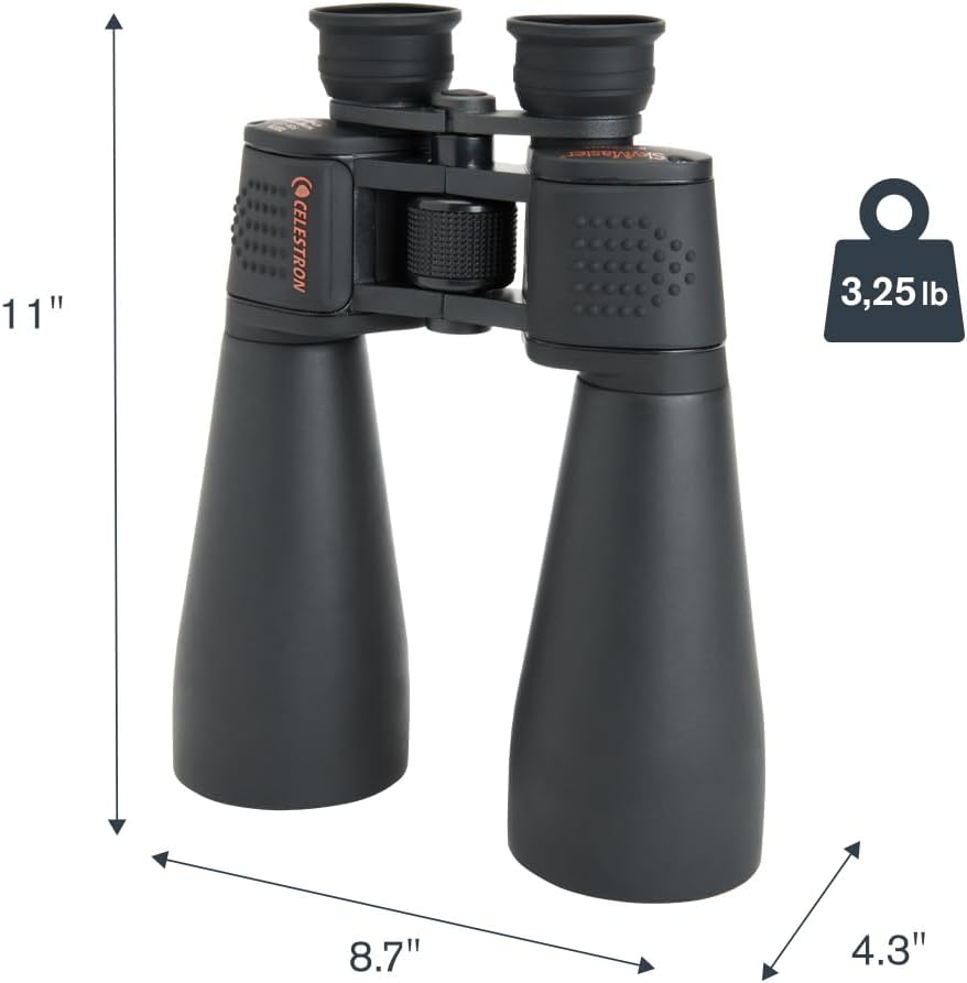 Thumbnail 6 de Celestron SkyMaster 25x70mm Porro Prism Binoculars – Multi‑Coated, BaK‑4, Étui et Adaptateur Trépied