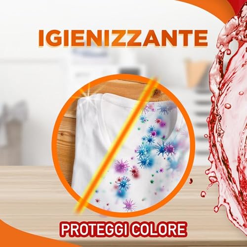Detalle de Sole Detersivo Lavatrice Proteggi Colore 123 Lavaggi – Lavatrice liquido con olio di argan e formula igienizzante