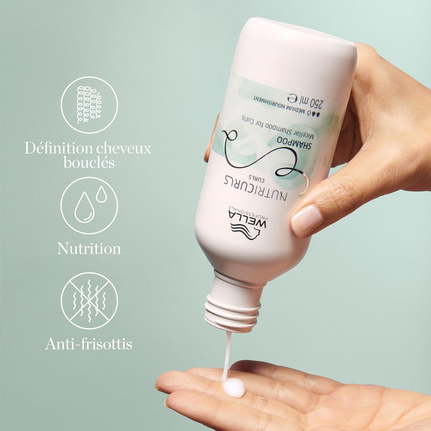 Thumbnail 2 de Wella Professionals NUTRICURLS Shampoing micellaire pour cheveux bouclés