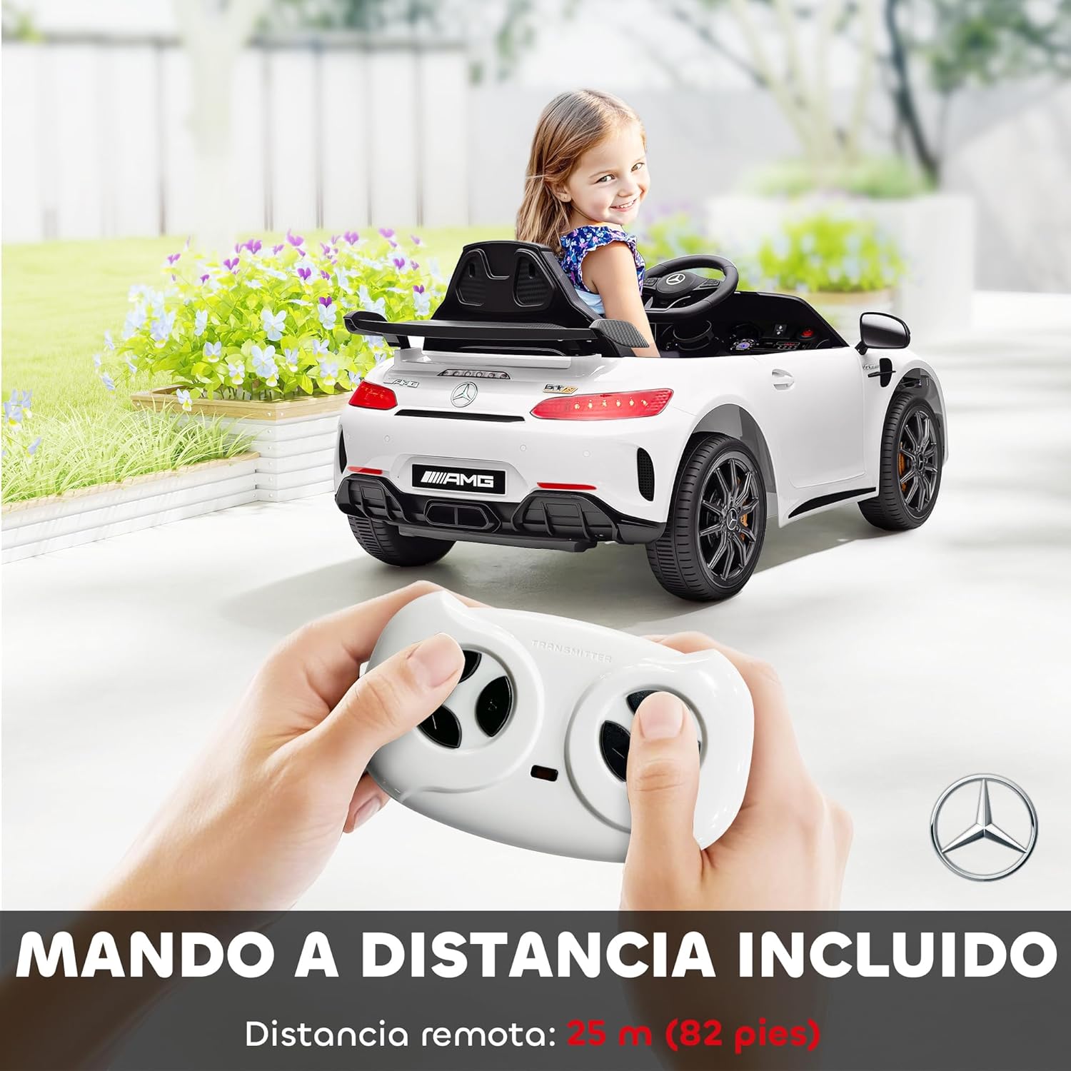 Thumbnail 5 de AIYAPLAY Coche Eléctrico Mercedes-Benz AMG GTR 12V