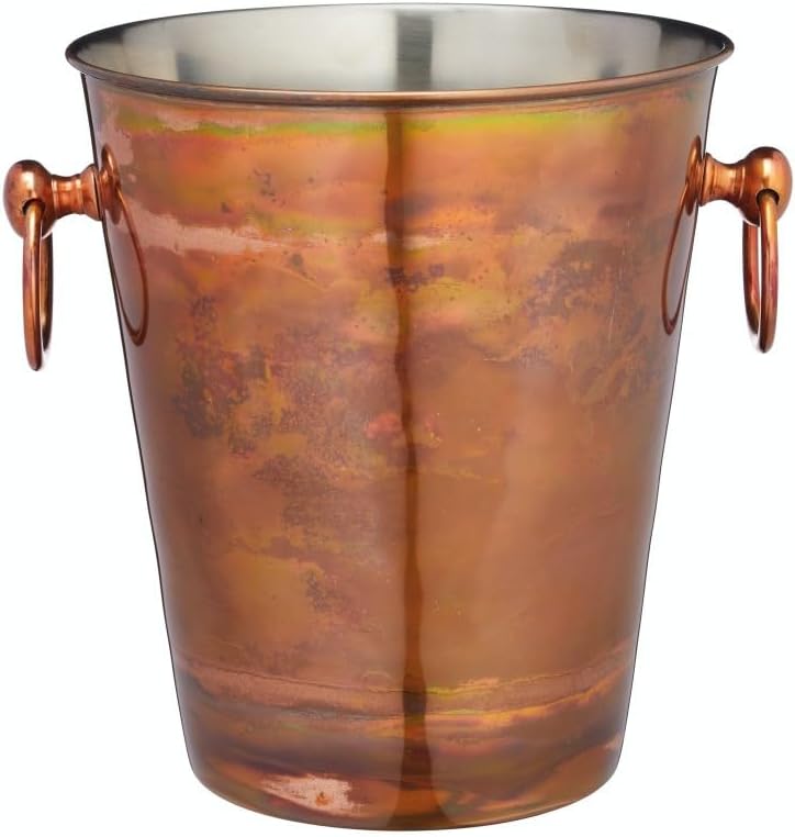 Thumbnail 6 de BarCraft BCCHAMBUCHAM Stainless Steel Wine Cooler, 4-Litre, Hammered Silver