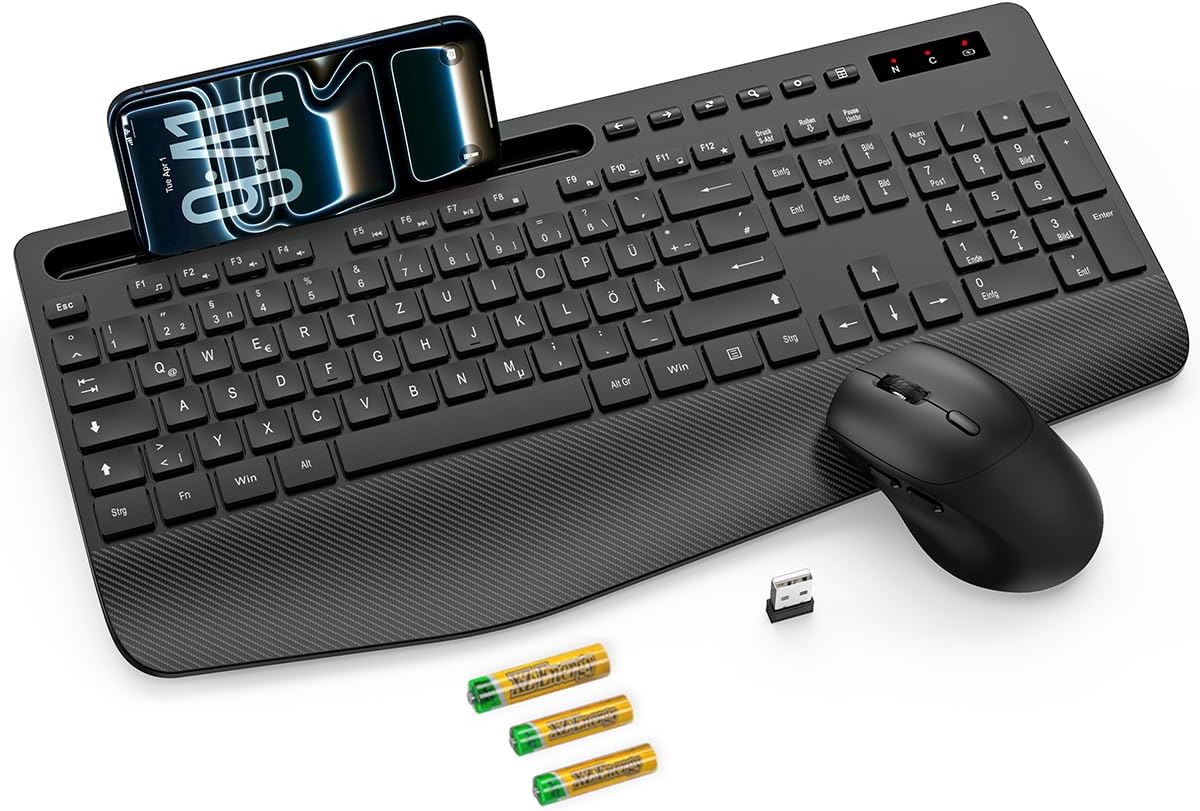 Detalle de Kabelloses Tastatur Maus Set 33 Fuß