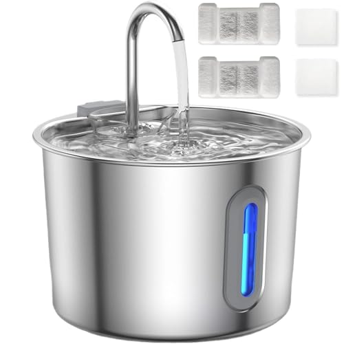 Detalle de JLVDXN Fontaine à eau pour chat 2,2 L