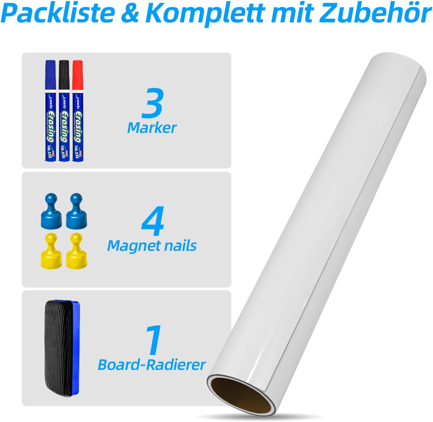 Thumbnail 5 de Magnetisch Whiteboard Folie 40 × 80 cm
