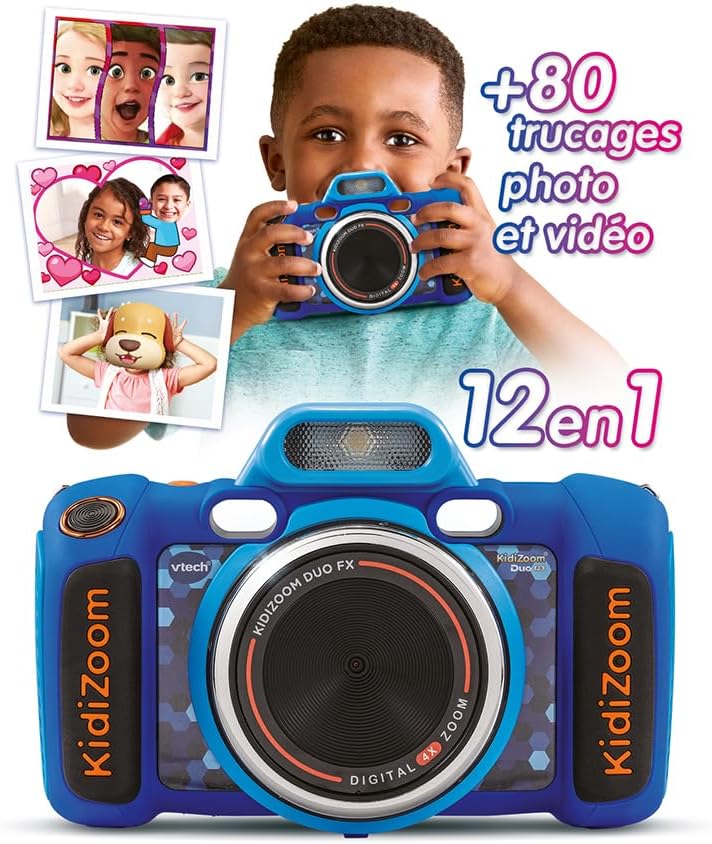 Thumbnail 2 de VTech KidiZoom Duo FX Bleu – Appareil photo numérique pour enfants (4–12 ans)