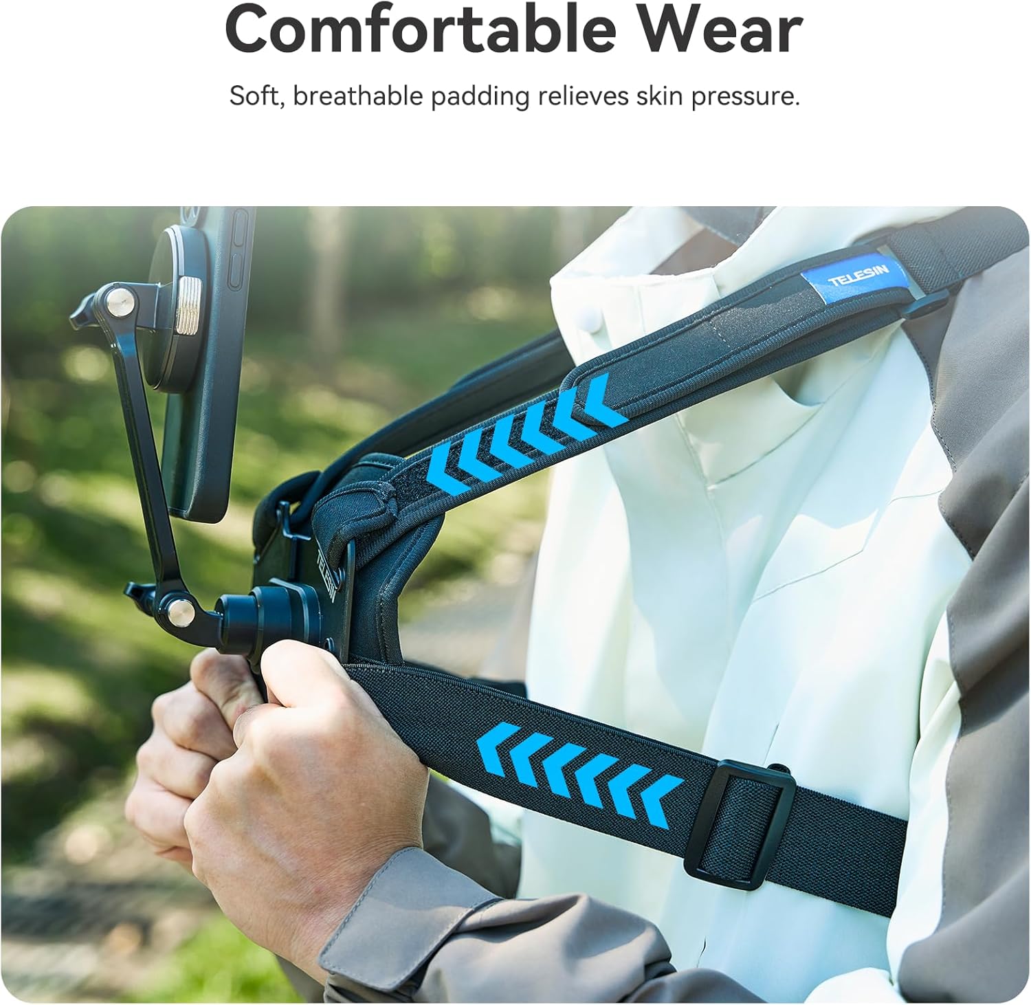 Thumbnail 5 de TELESIN POV Brustgurt für iPhone 16 📱