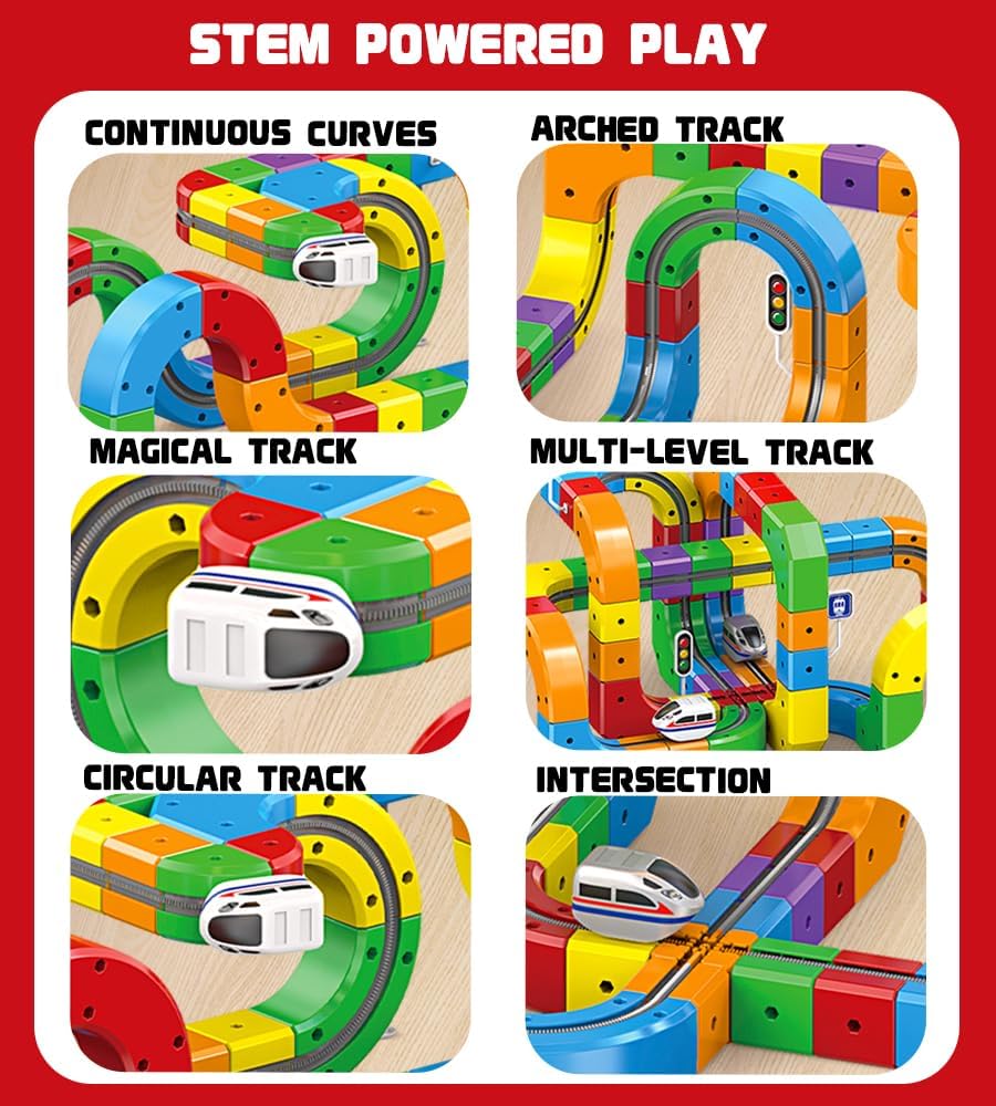 Detalle 1 de Electric Train Track Set
