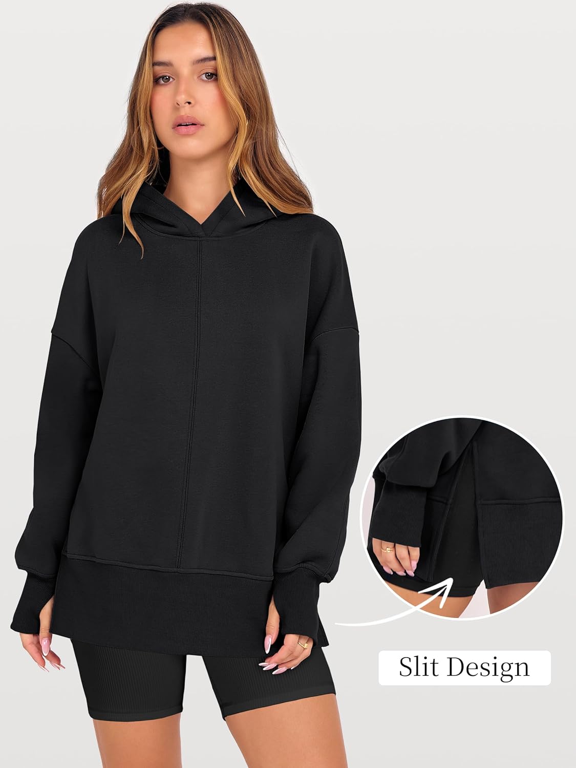 Thumbnail 6 de ANRABESS Oversized Hoodies XS-XL