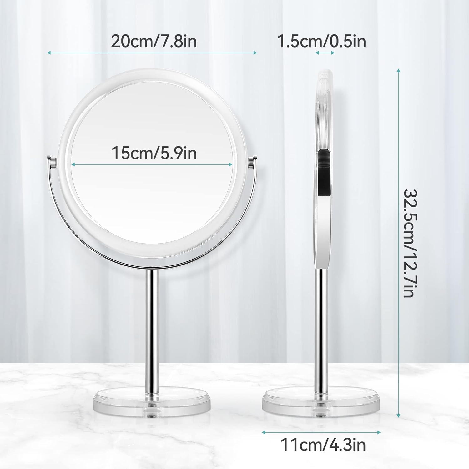 Thumbnail 5 de MIYADIVA 20X Magnifying Mirror 7.8 Inch 💄