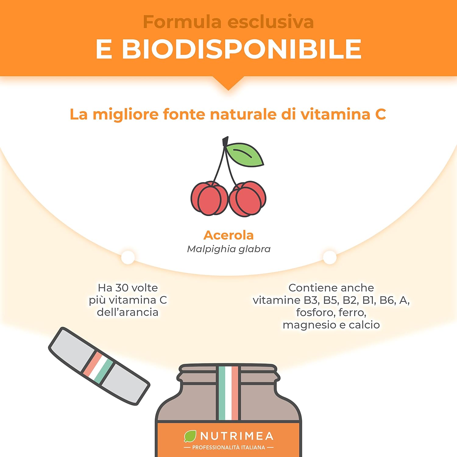 Thumbnail 3 de Acerola BIO 1000 mg 30 compresse masticabili