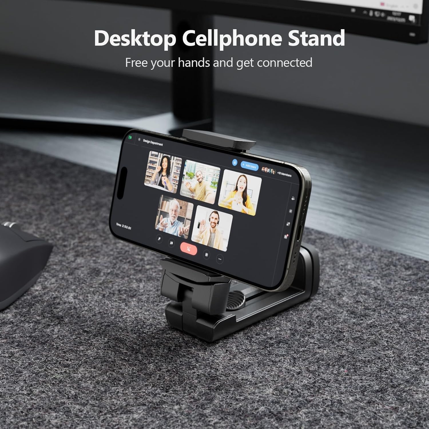 Thumbnail 3 de MiiKARE Airplane Phone Holder with 360° Rotation ⚙