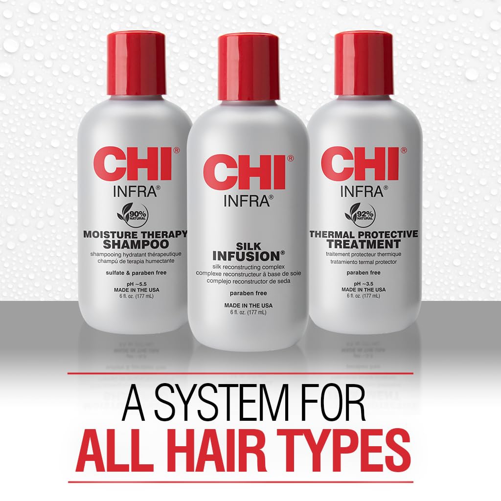 Thumbnail 5 de CHI Infra Thermal Care Kit: Moisturizing & Restoring Shampoo, Color Protectant & Serum (6 Oz, 3‑Product Set)